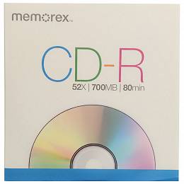 MEMOREX 10 sztuk CD-R 700MB x52 w kopertach