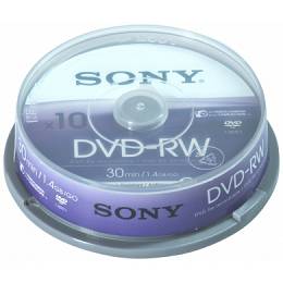 Płyta SONY mini DVD-RW 1.4 30 min op 10 cake box