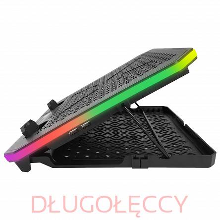 ESPERANZA podstawka chłodząca GAMING pod notebook LED RGB GALERNE