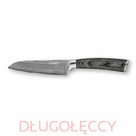 MAESTRO MR1482 nóż kuchenny DAMASCEŃSKA STAL japoński nóż SANTOKU 24cm