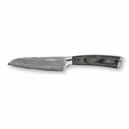 MAESTRO MR1482 nóż kuchenny DAMASCEŃSKA STAL japoński nóż SANTOKU 24cm