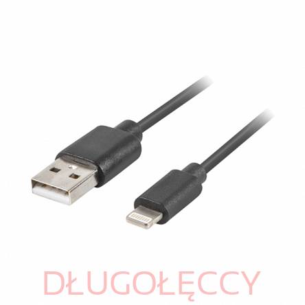 LANBERG kabel LIGHTNING(M)->USB-A(M) 100cm