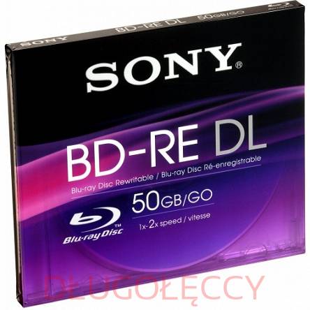 SONY BD-RE DL 50GB x1-2 Blu-ray Box