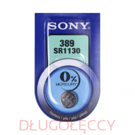 SONY Bateria srebrowa SR1130 389 1.55V 1szt.