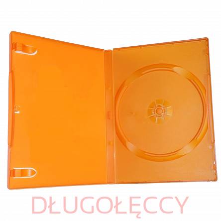 ETUI na 1 DVD 14mm pomarańczowe