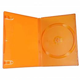 ETUI na 1 DVD 14mm pomarańczowe