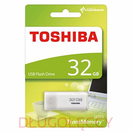 TOSHIBA pendrive 32GB USB 2.0 U202 biały