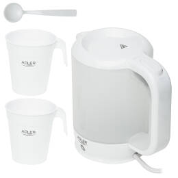 Adler AD 1381 Czajnik elektryczny plastikowy turystyczny 0,5 L 