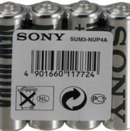 Baterie cynkowe Sony SUM3NUP4A R6 4 szt. w op. z folii termokurczliwej