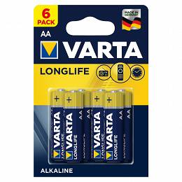 6 sztuki VARTA LR6 1,5V LONGLIFE blister 