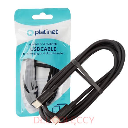 Kabel USB-C USB-C 100W 5A 1,5m czarny