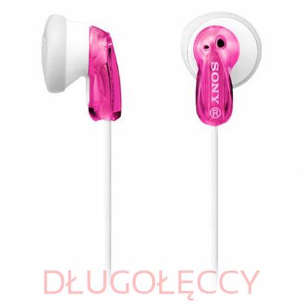 Słuchawki MDR-E9LP kolor różowy SONY