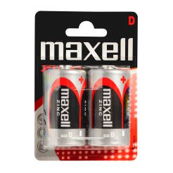 MAXELL R20 D 1,5V  bateria cynkowa blister 2szt