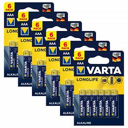 36 sztuk VARTA LR03 1,5V LONGLIFE blister 