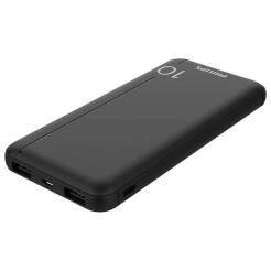 PHILIPS powerbank 10000mAh 2x USB-A 2,1A kabel micro USB czarny