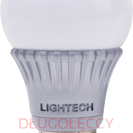 LIGHTECH LED 5W E27 420lm ciepła biała