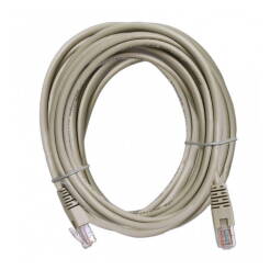 ART kabel sieciowy Patchcord UTP 5e 5m szary