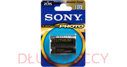 SONY Bateria Litowa PHOTO 2CR5 6V