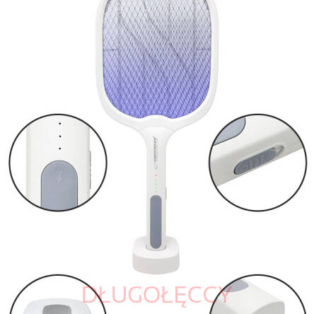 Elektryczna łapka na owady Esperanza UV BLASTER LED UV USB | Rakieta owadobójcza 3500V