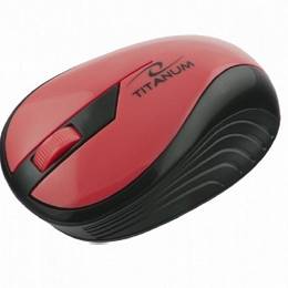 Titanum Mysz Bezprzewodowa TM-114 czerwona