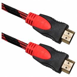 ESPERANZA EB194 przewód HDMI V1.4 3m oplot czarno-czerwony