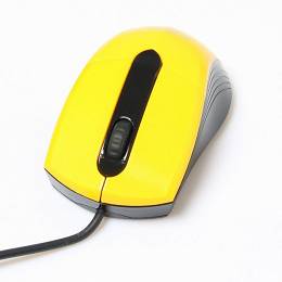 MEDIA-TECH MT 1104Y Mysz optyczna 800 cpi, 3 przyciski w tym rolka żółta
