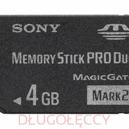SONY Karta pamięci Memory Stick PRO DUO 4GB